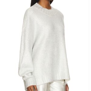 Revolve Pistola Carlen Pullover in Snow Disco Metallic Oversize Sweater XS